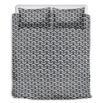Chainmail Print Duvet Cover Bedding Set