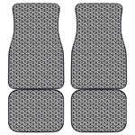 Chainmail Print Front and Back Car Floor Mats