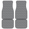 Chainmail Print Front and Back Car Floor Mats