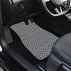 Chainmail Print Front and Back Car Floor Mats