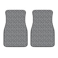 Chainmail Print Front Car Floor Mats