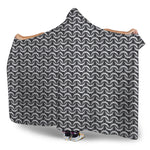 Chainmail Print Hooded Blanket
