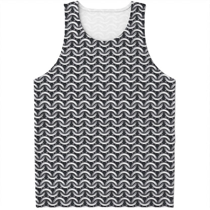 Chainmail Print Men's Tank Top