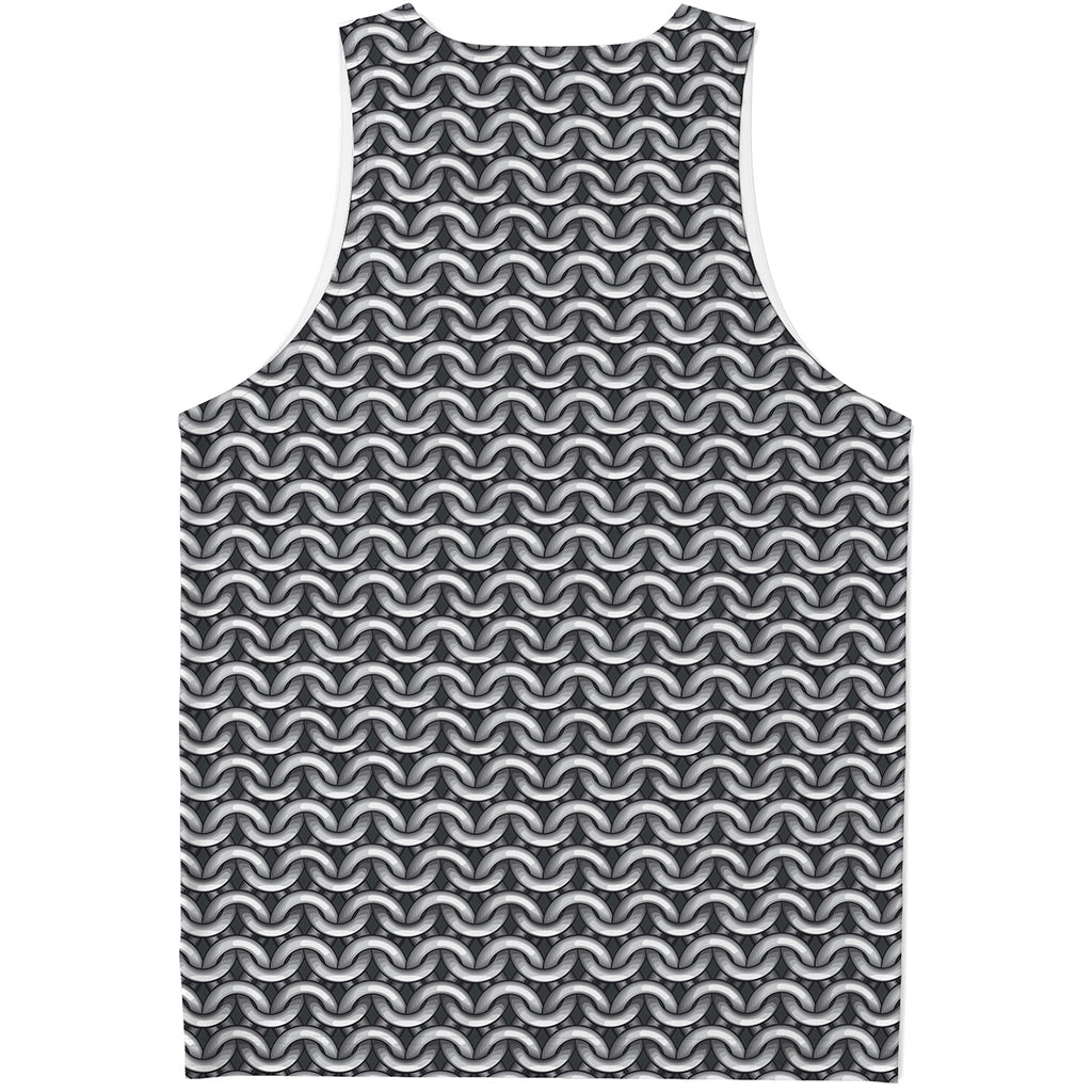 Chainmail Print Men's Tank Top