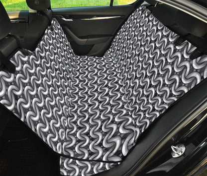 Chainmail Print Pet Car Back Seat Cover