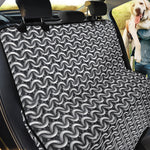 Chainmail Print Pet Car Back Seat Cover