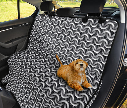Chainmail Print Pet Car Back Seat Cover