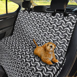 Chainmail Print Pet Car Back Seat Cover