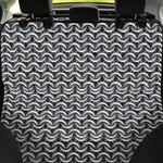 Chainmail Print Pet Car Back Seat Cover