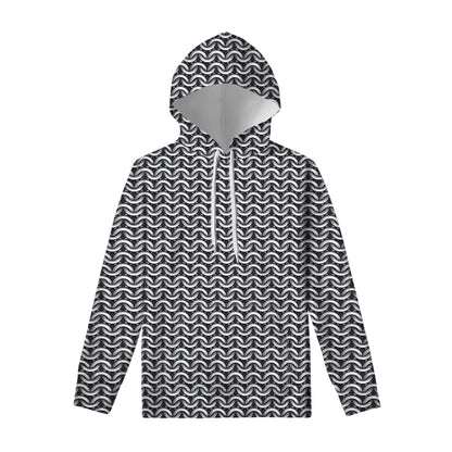 Chainmail Print Pullover Hoodie