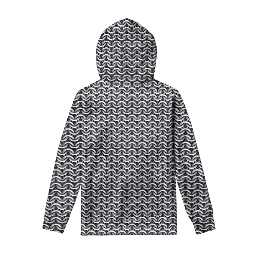 Chainmail Print Pullover Hoodie
