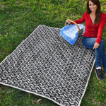 Chainmail Print Quilt