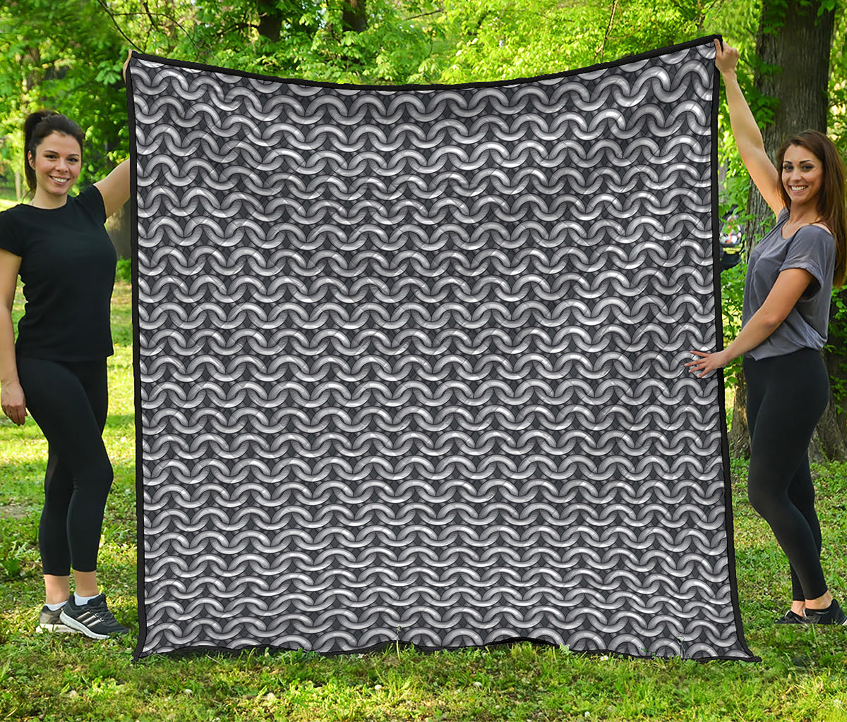 Chainmail Print Quilt