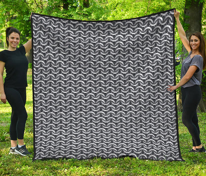 Chainmail Print Quilt