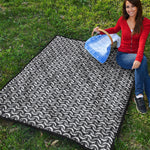 Chainmail Print Quilt