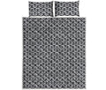 Chainmail Print Quilt Bed Set