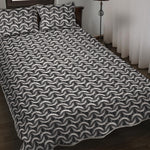 Chainmail Print Quilt Bed Set