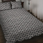 Chainmail Print Quilt Bed Set