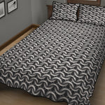 Chainmail Print Quilt Bed Set