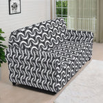Chainmail Print Sofa Cover