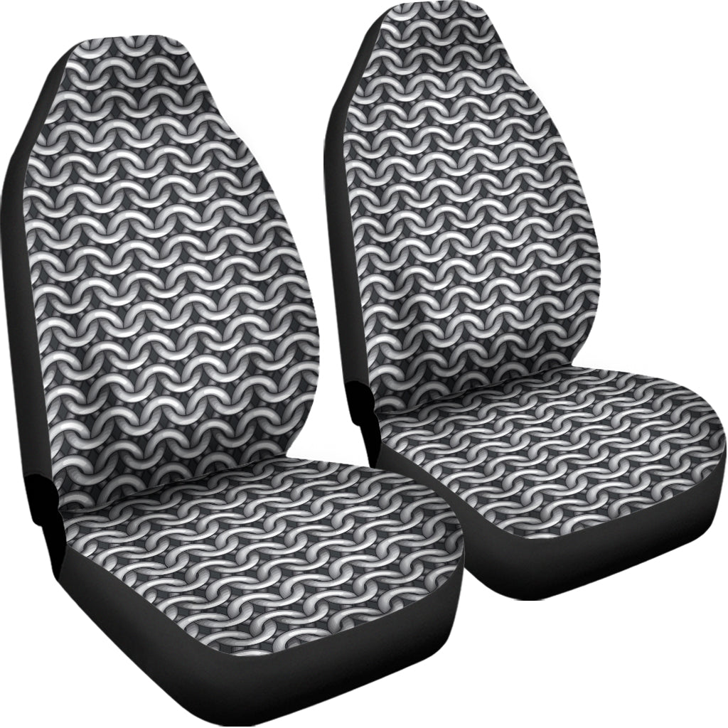 Chainmail Print Universal Fit Car Seat Covers