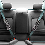 Chainmail Ring Pattern Print Car Seat Belt Covers