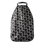 Chainmail Ring Pattern Print Car Seat Organizers