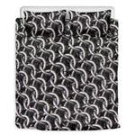 Chainmail Ring Pattern Print Duvet Cover Bedding Set