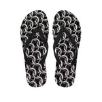 Chainmail Ring Pattern Print Flip Flops