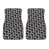 Chainmail Ring Pattern Print Front Car Floor Mats