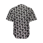 Chainmail Ring Pattern Print Men's Baseball Jersey