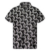 Chainmail Ring Pattern Print Men's Short Sleeve Shirt