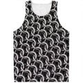 Chainmail Ring Pattern Print Men's Tank Top