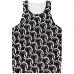 Chainmail Ring Pattern Print Men's Tank Top