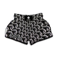 Chainmail Ring Pattern Print Muay Thai Boxing Shorts