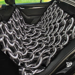 Chainmail Ring Pattern Print Pet Car Back Seat Cover