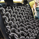 Chainmail Ring Pattern Print Pet Car Back Seat Cover