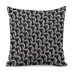 Chainmail Ring Pattern Print Pillow Cover