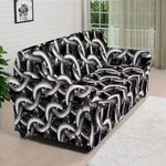Chainmail Ring Pattern Print Sofa Cover