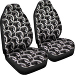 Chainmail Ring Pattern Print Universal Fit Car Seat Covers