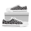 Chainmail Ring Pattern Print White Low Top Shoes