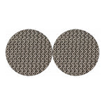 Chainmail Ring Print Car Coasters