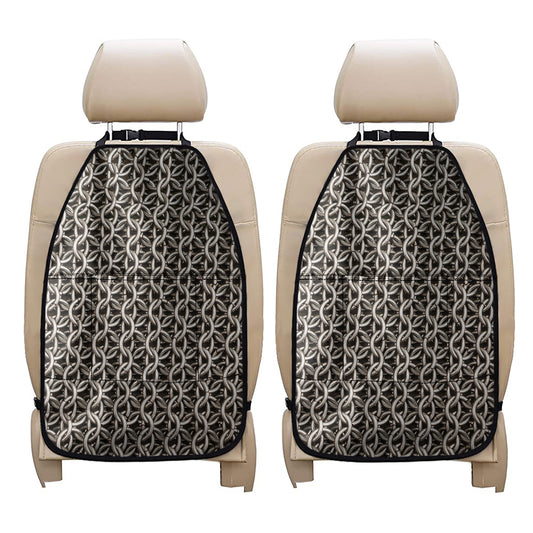 Chainmail Ring Print Car Seat Organizers