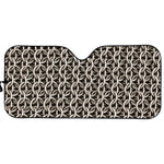 Chainmail Ring Print Car Sun Shade