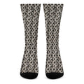 Chainmail Ring Print Crew Socks
