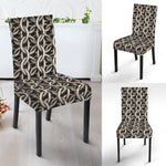 Chainmail Ring Print Dining Chair Slipcover
