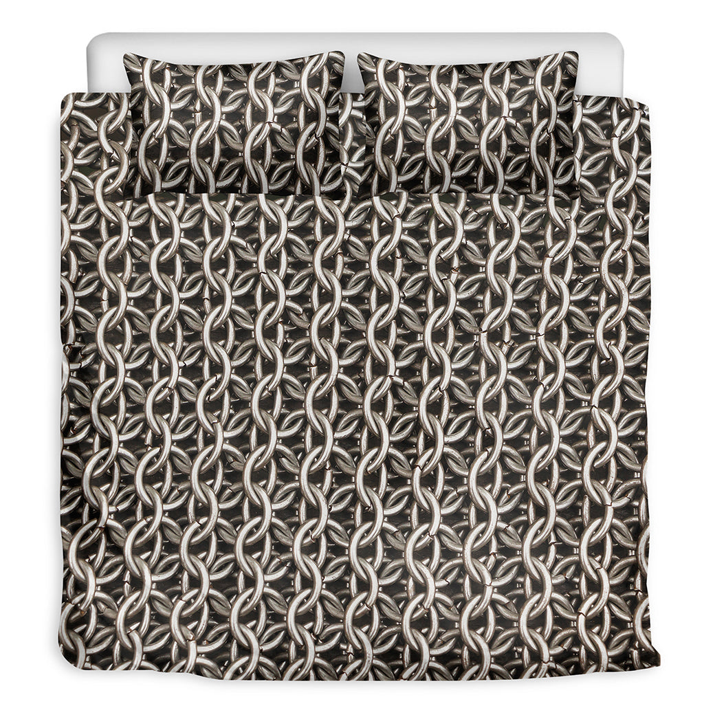 Chainmail Ring Print Duvet Cover Bedding Set