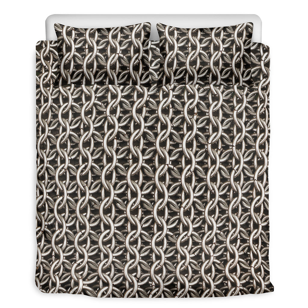 Chainmail Ring Print Duvet Cover Bedding Set