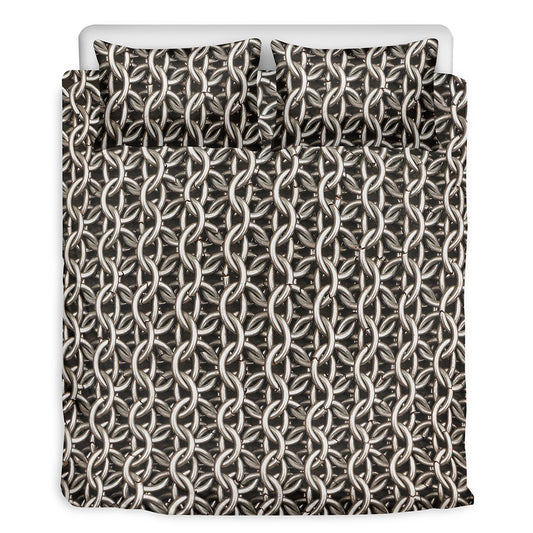 Chainmail Ring Print Duvet Cover Bedding Set