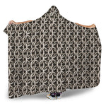 Chainmail Ring Print Hooded Blanket